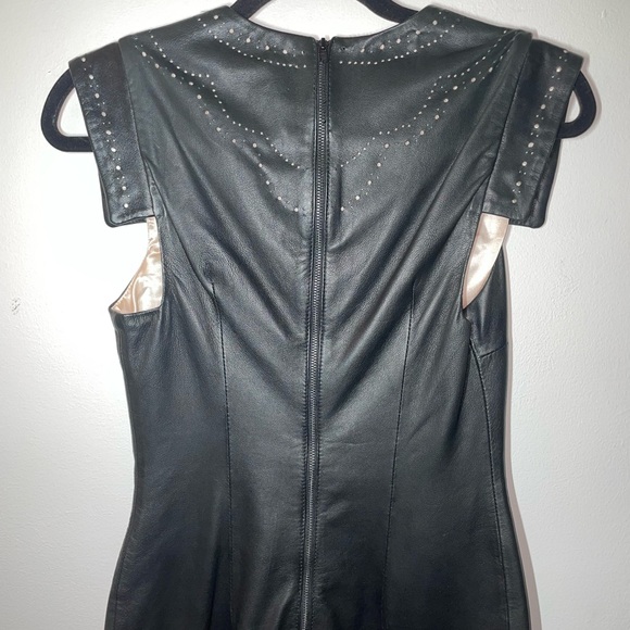 FRENCH CONNECTION Genuine Leather Dress 0 - Picture 8 of 11